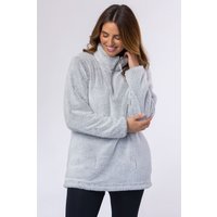 1 Pack Teddy Bear Quarter Zip Fleece Sweatshirt M
