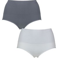 2 Pack Seamless Smoothies Full Brief Steel Cool 16