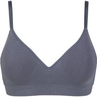 1 Pack Organic Cotton Wirefree Bra Steel 10