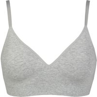 1 Pack Organic Cotton Wirefree Bra Mid Marl 10