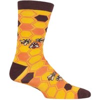1 Pair Save Our Bees Fair Trade Bamboo Socks 3 7