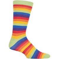 1 Pair Rainbow Fair Trade Bamboo Socks 3 7