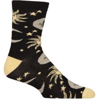 1 Pair Fair Trade Suns Moons Stars Bamboo Socks Sun Moon Stars 7