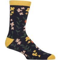 1 Pair Fair Trade Indian Inspired Bamboo Socks Floral 12