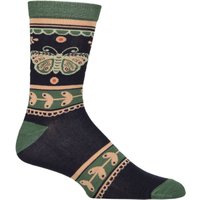 1 Pair Fair Trade Indian Inspired Bamboo Socks Moth 7