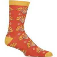 1 Pair Fair Trade Indian Inspired Bamboo Socks Rusty 7