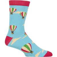 1 Pair Shared Earth Bamboo Hot Air Balloon Socks 7 12