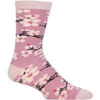 1 Pair Shared Earth Bamboo Cherry Blossom Socks 3 7