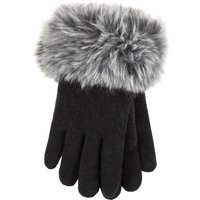 1 Pair Heat Holders Hollis Faux Fur Gloves S M