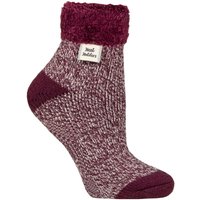 1 Pair Sleep Feather Top Socks Cabernet 4 8