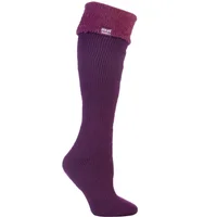 Women's 1 Pair SOCKSHOP Wellington Boot Heat Holders Thermal Socks Deep Fuchsia 4-8 Ladies