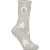 1 Pair SOCKSHOP 2.3 TOG Patterned Thermal Socks Bold Star Silver 4 8
