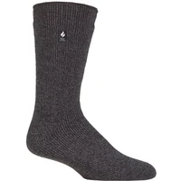 1 Pair Charcoal Original Thermal Socks Men's 12-14 Mens - Heat Holders