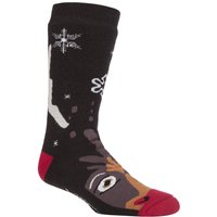 1 Pair Rudolph Double Layered Rudolph Christmas Slipper Socks 4 8