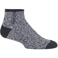 1 Pair Charcoal Twist Aubin Sleep Socks Men's 6-11 Mens - Heat Holders