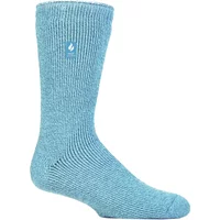 Mens 1 Pair SOCKSHOP Heat Holders 2.9 TOG Merino Wool Socks Steel Blue 6-11