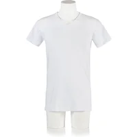 1 Pack White V Neck Short Sleeved Thermal Vest Men's Small - Heat Holders