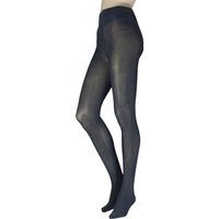1 Pair Extra Fine Cotton Tights Petrol Small Medium