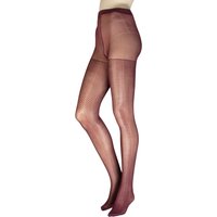 1 Pair Tuelle Chevron Tights Damson Small Medium