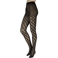 1 Pair Tulle Floral Tights S M