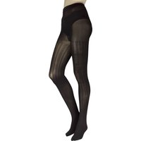 1 Pair Opaque Cable Knit Tights S M