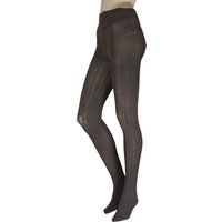 1 Pair Opaque Cable Knit Tights S M