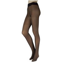 1 Pair Sheer Look Opaque Tights Black Nude Small Medium