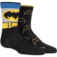 2 Pair DC Comics Mix Batman Socks 4 6.5 &