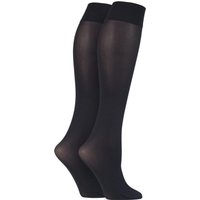 3 Pair 40 Denier Matt Knee Highs One