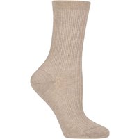 1 Pair Organic Cotton Cable Knit Socks One