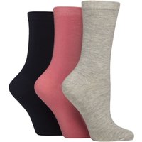 3 Pair Organic Cotton Ankle Socks Mix One