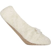 1 Pair Chenille Slippers Bow One