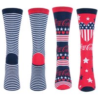 2 Pair Striped Patterned Cotton Socks 4 8