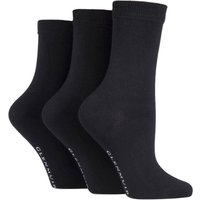 3 Pair Classic Plain Bamboo Socks 4 8