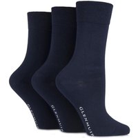 3 Pair Comfort Cuff Plain Bamboo Socks 4 8