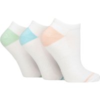 3 Pair Cushion Bamboo Sports Trainer Socks Pink Sage 4 8