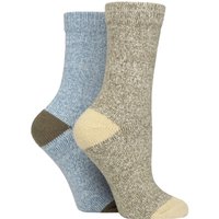 2 Pair Glenmuir Soft Touch Boot Socks Denim 4 8