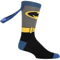 1 Pair Coloured Batman Cape Socks 11 13 &