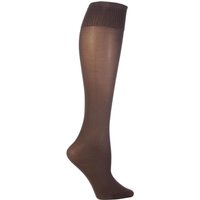 1 Pair Dark Laura Microfibre Knee Highs One