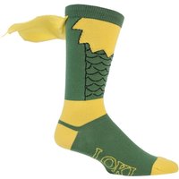 1 Pair Marvel Loki Cape Cotton Socks 6 11 &