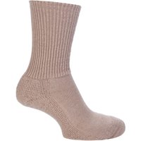 1 Pair Toffee Alpaca Ribbed Boot Socks Cushioning 11 13