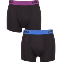 2 Pack SOCKSHOP Bamboo Trunks Blue Purple Large