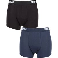 2 Pack SOCKSHOP Bamboo Trunks Navy Medium