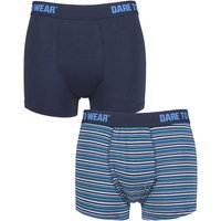 2 Pack SOCKSHOP Bamboo Trunks Blues M