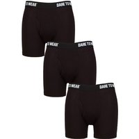3 Pack SOCKSHOP Plain Striped Bamboo Trunks Plain L