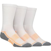 3 Pair Glenmuir Cushioned Sports Crew Socks 7 11