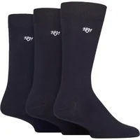 3 Pair Glenmuir Endrick Bamboo Plain Socks 7 11
