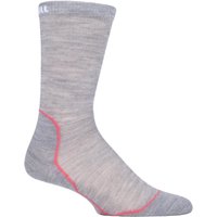 1 Pair Light Grey Dual Layer Cycling Socks 5.5 8