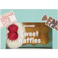 1 Pair Sweet Waffle Cotton Sweet Waffle One