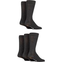5 Pair Marl Charcoal Marl Classic Plain Bamboo Socks 6 11